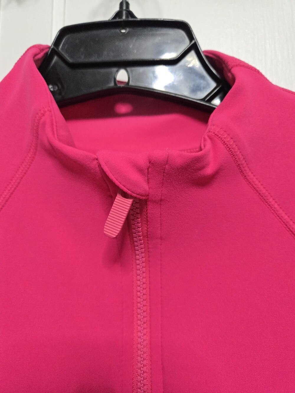 Women's Fuchsia Full-Zip Utility Jacket - Picture 3 of 4